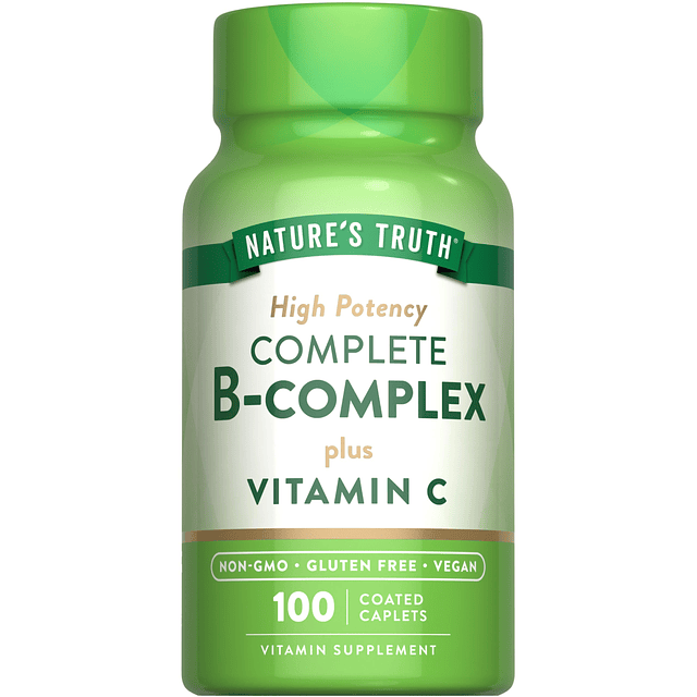 Complejo de vitamina B de más vitamina C | 100 comprimidos |