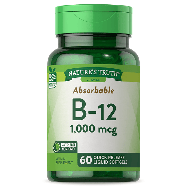 La verdad de la naturaleza Vitamina B12 | 1000 mcg | 60 cáps