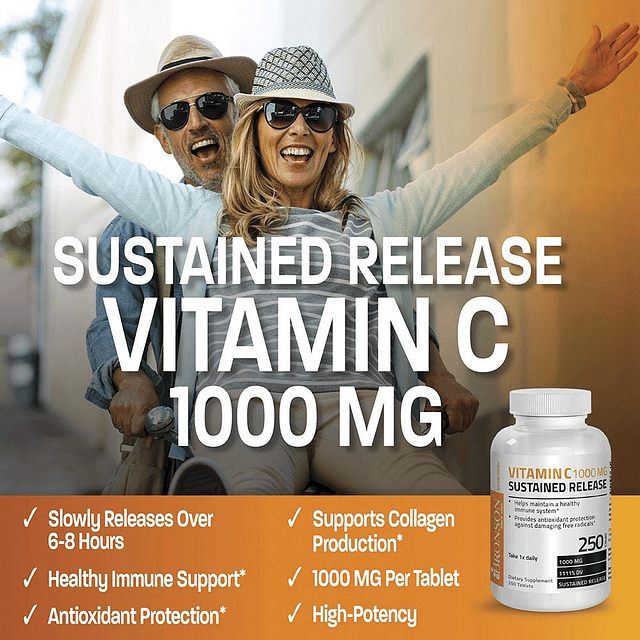 Vitamina C 1000 mg Ácido ascórbico premium sin OGM de libera