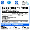 Nos gustan las vitaminas Fitoceramidas 700 mg 200 cápsulas t