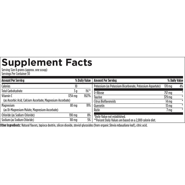 Electrolyte Synergy Powder Suplemento en polvo para bebida d