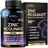 Picolinato de zinc 50 mg Suplemento de zinc con cobre, vitam