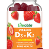 Gomitas de vitamina D3 K2 para adultos | 1000 UI D3 y K2 100