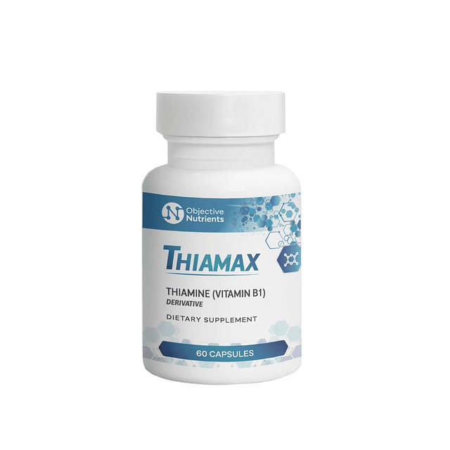 Cápsulas Thiamax de vitamina B1 (tiamina TTFD), sin rellenos