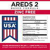 AREDS 2 Soporte macular sin zinc, cápsulas naturales sin alé