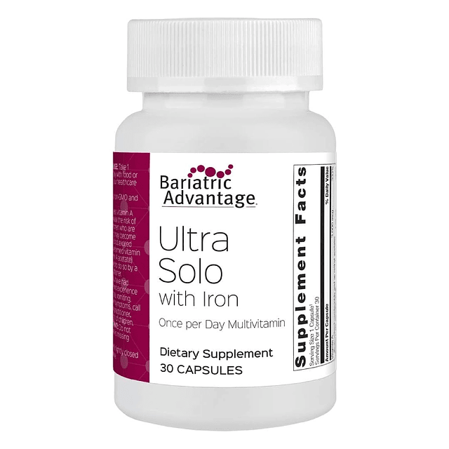 Ultra Solo con hierro multivitamínico diario para pacientes