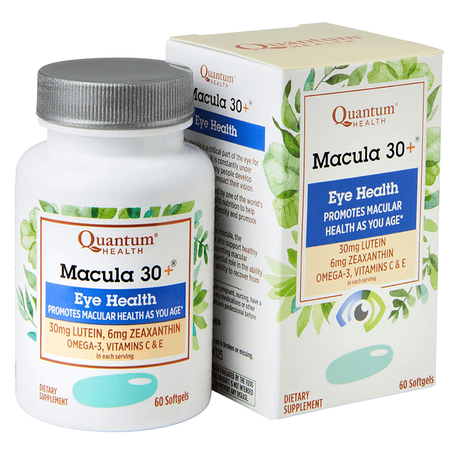 Health Macula 30+ Suplemento para la salud ocular|Promueve l