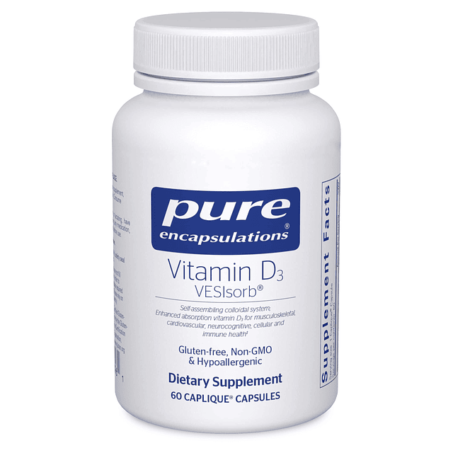 Encapsulaciones Puras Vitamina D3 VESIsorb | Suplemento para