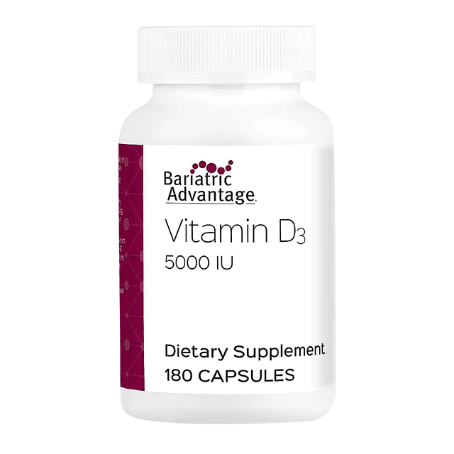 Vitamina D3 5000 UI Vitamina D bariátrica Miscible en agua A