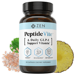 PeptideVite GLP-1 Vitamina de apoyo para aliviar las náuseas