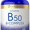 Complejo Vitamina B50 | 180 comprimidos | Vegetariano, sin O