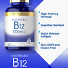 Vitamina B-12 1000 mcg | 400 cápsulas blandas | Fórmula abso