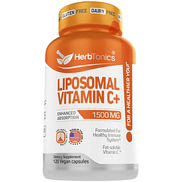 Cápsulas liposomales de vitamina C 1500 mg Suplemento de apo