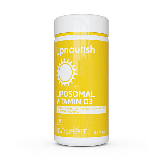 UpNourish Vitamina liposomal D3 5000 UI Cápsulas blandas Sum