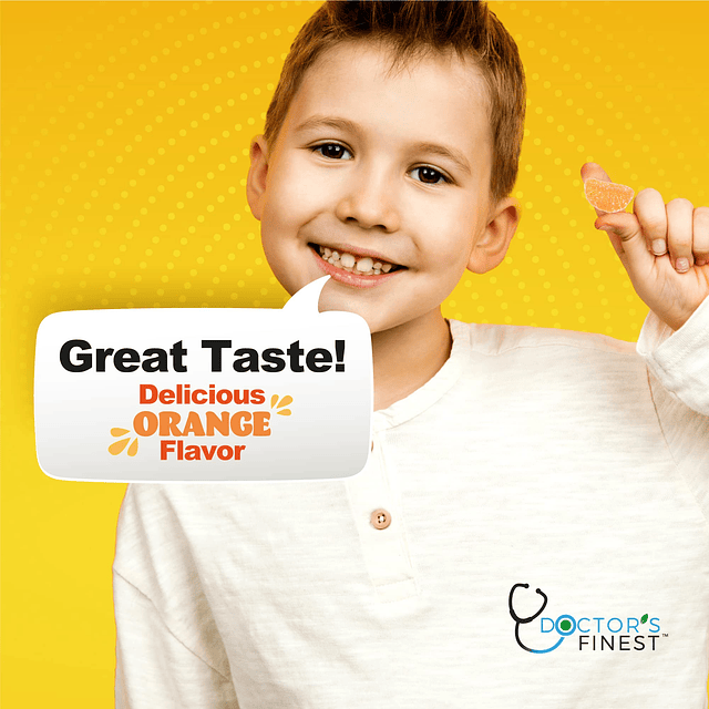 DOCTOR'S FINEST Gomitas de vitamina C para niños Veganas, si