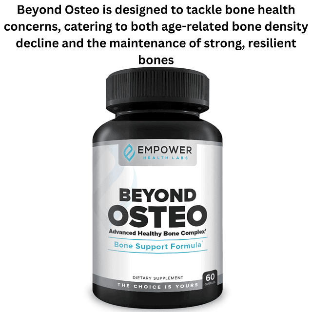 Suplemento Bone Renewal Beyond Osteo con magnesio y vitamina