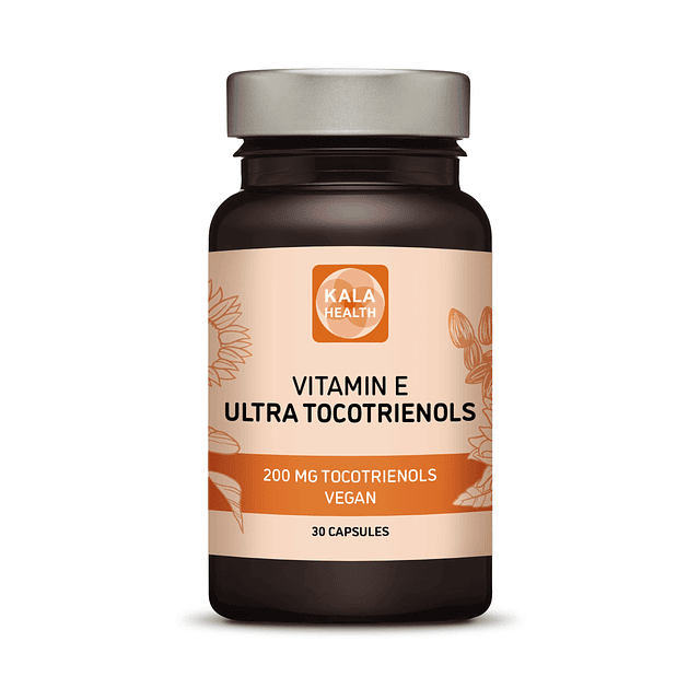 Ultra Tocotrienol 200 mg Vitamina E Vegana Los 4 tocotrienol