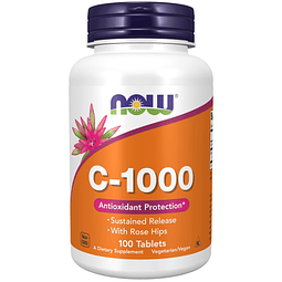 Suplementos de , vitamina C-1000 con escaramujo, liberación