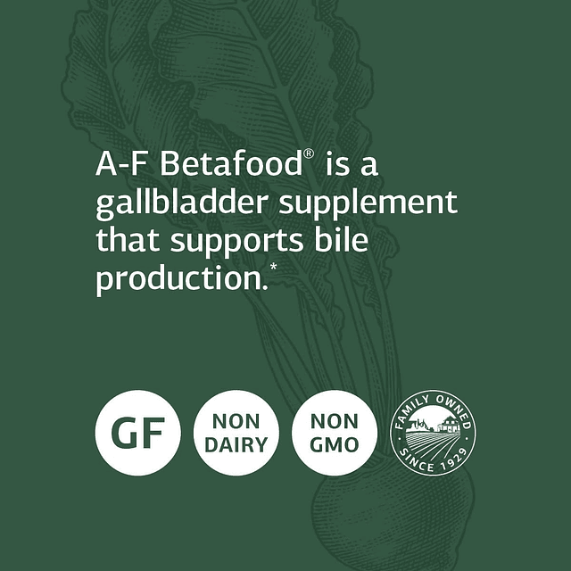 A-F Betafood Suplemento de soporte para el hígado, metabolis