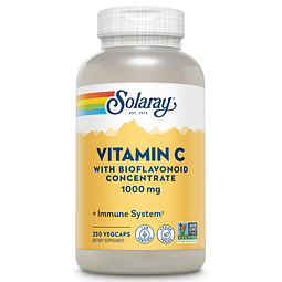 Solaray Vitamina C con escaramujo, acerola y bioflavonoides,