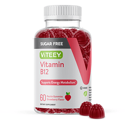 Gomitas de vitamina B12 para adultos y adolescentes 1000 mcg