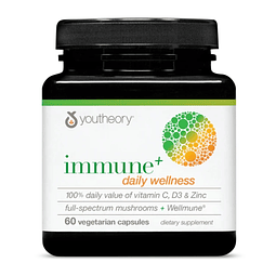 Immune+ Daily Wellness Suplemento vegetariano de apoyo inmun