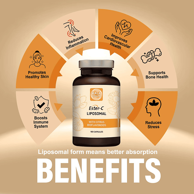 Liposomal Ester C: el único éster C de vitamina C en forma l