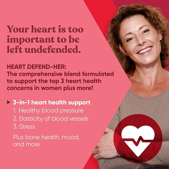 Heart Defend-Her Suplementos para la salud del corazón de la