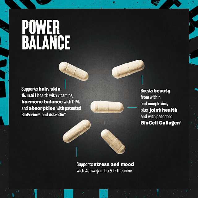 Power Balance Fórmula integral Alpha F para mujeres Apoya el