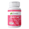 Biotina soluble 5000 mcg, soporte para cabello, piel y uñas,