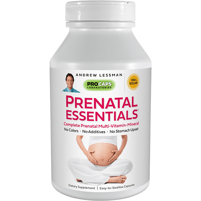 Prenatal Essentials 360 Cápsulas Vitaminas prenatales comple