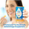 Suplemento Omega 3 de 1200 mg para nutrición ocular, aceite