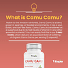 Extracto de Camu Camu 5000 mg Cápsulas naturales de vitamina