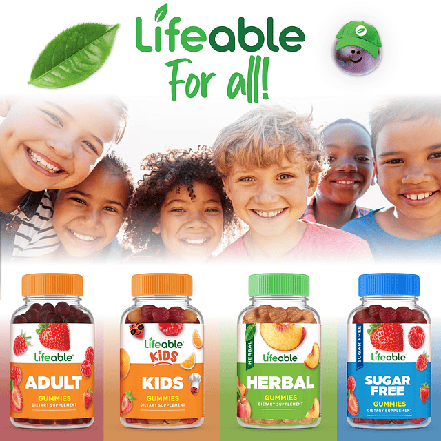 Kids Multivitamina Gomita de sabor natural de gran sabor Veg