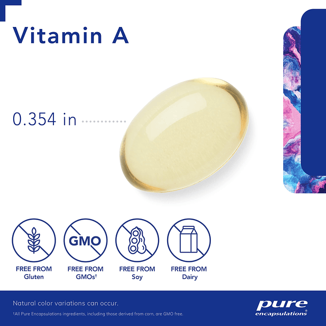 Vitamina A 3000 mcg de aceite de hígado de bacalao Apoyo inm