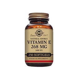 Solgar Vitamina E 268 mg (400 UI), 250 cápsulas blandas mixt