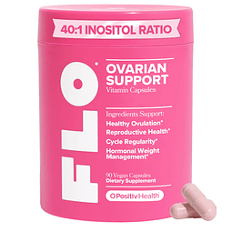 FLO Ovarian Health Support Equilibrio hormonal para mujeres,