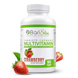 multivitamínico bariátrico masticable 45 mg de hierro Diseña