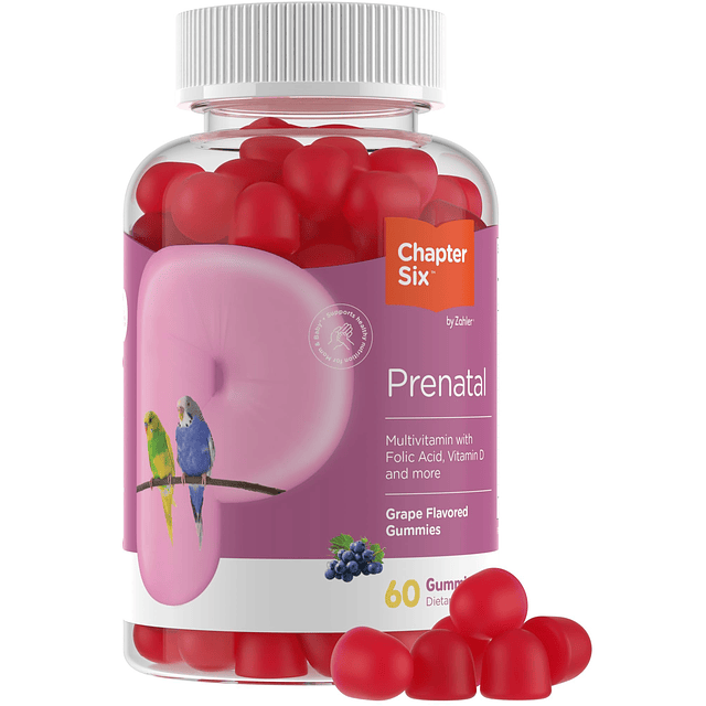 Gomitas prenatales para mujer Sabor a uva Vitaminas prenatal