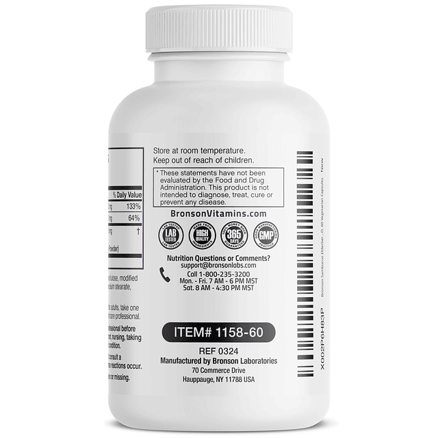 Sambucus Saúco con zinc y vitamina C Complejo triple de apoy