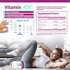 Suplemento vitamínico ADK 5000 UI Vitaminas A, D3 y K2 de al