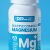 Suplemento cuádruple de magnesio, 400 mg de quelato glicinat