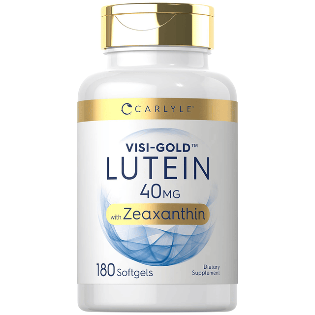 Suplemento Luteína y Zeaxantina | 40 mg | 180 cápsulas bland