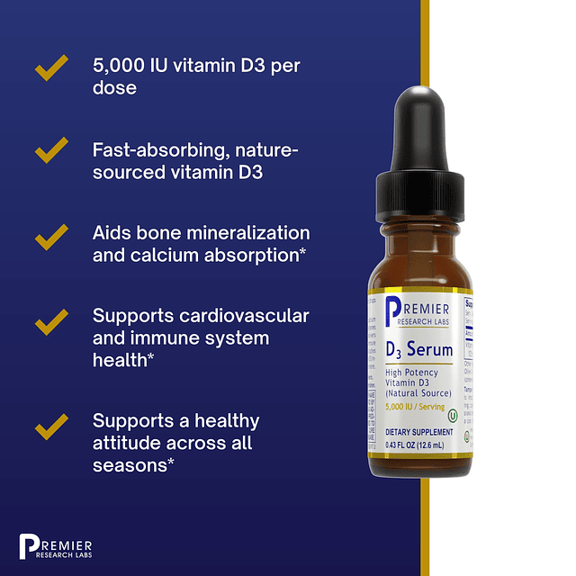 Suero de vitamina D3 Gotas de aceite líquido de vitamina D p