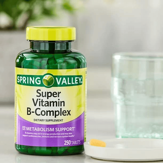 Convergencia Spring Valley Super Vitamina Complejo B Supleme