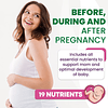 Vitaminas prenatales para mujeres Multivitamina con DHA, áci