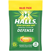 HALLS Defense Gotas cítricas variadas de vitamina C, paquete