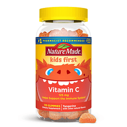 Kids First Gomitas de vitamina C, suplemento dietético para