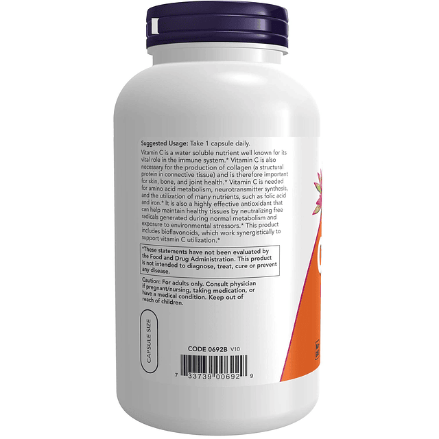 Suplementos , vitamina C-1000 con 100 mg de bioflavonoides,