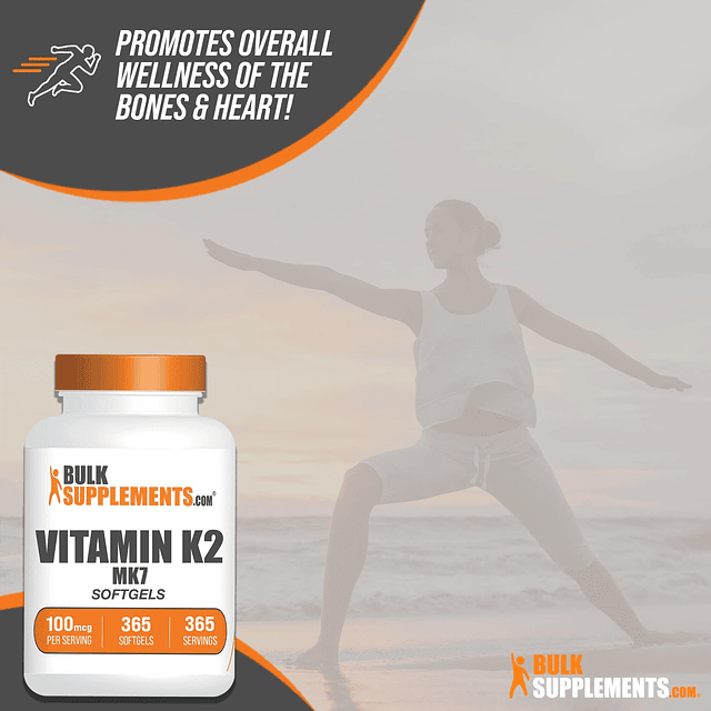 .com Cápsulas blandas de vitamina K2 Vitamina K2 MK7, Suplem